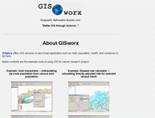 Tablet Screenshot of gisworx.com